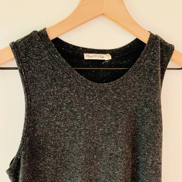 Heathered gray dress - Picture 3 of 7